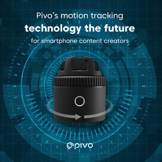Pivo Pod surrounded by a digital motion-tracking interface