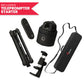 Pivo Pro smartphone camera mount with remote, tripod, phone holder, and carrying case for handsfree auto-tracking and video creation