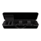 Open black hard-shell Travel Case Classic made of lightweight durable nylon with custom foam compartments for secure storage