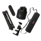 Pivo Pro smartphone camera mount kit with auto tracking, remote control, tripod, and carrying case for handsfree video calls and virtual tours