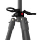 Eco-friendly tripod weight with wrap-around velcro strap and clip-on buckles for added stability and adjustable water bottle holders